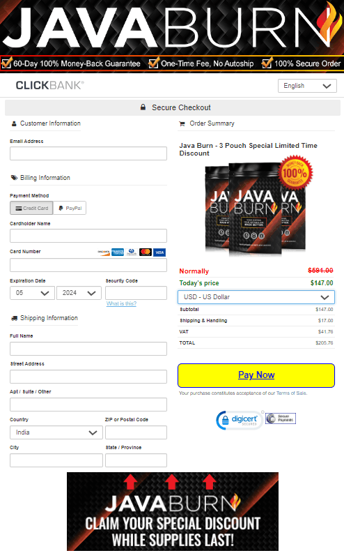 Java Burn-Secure-Checkout